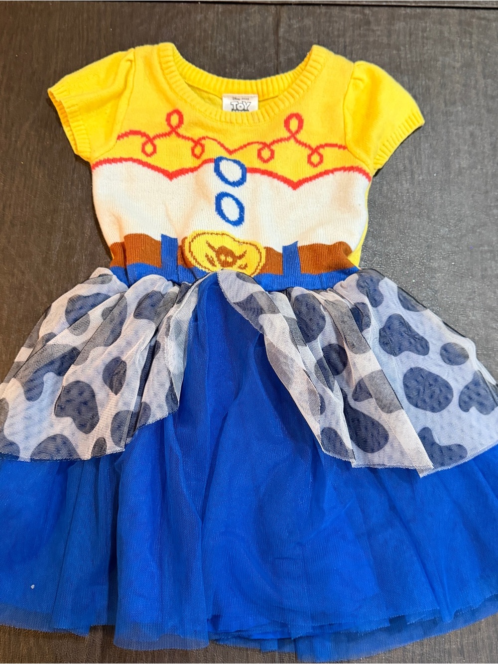 Toy Story Inspired Yellow & Blue Girls Costume Dress